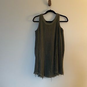 Free People shoulder cut out sweater